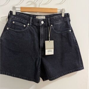 Everlane Dark Denim Jean Shorts